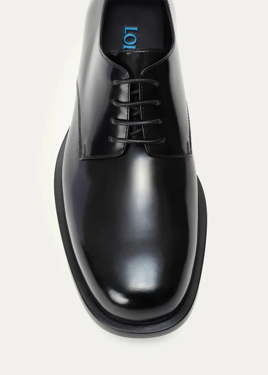 Loewe Men's Bobine Leather Derby Shoes | Thumbnail 3 Loewe Men's Bobine Leather Derby Shoes | Thumbnail 3