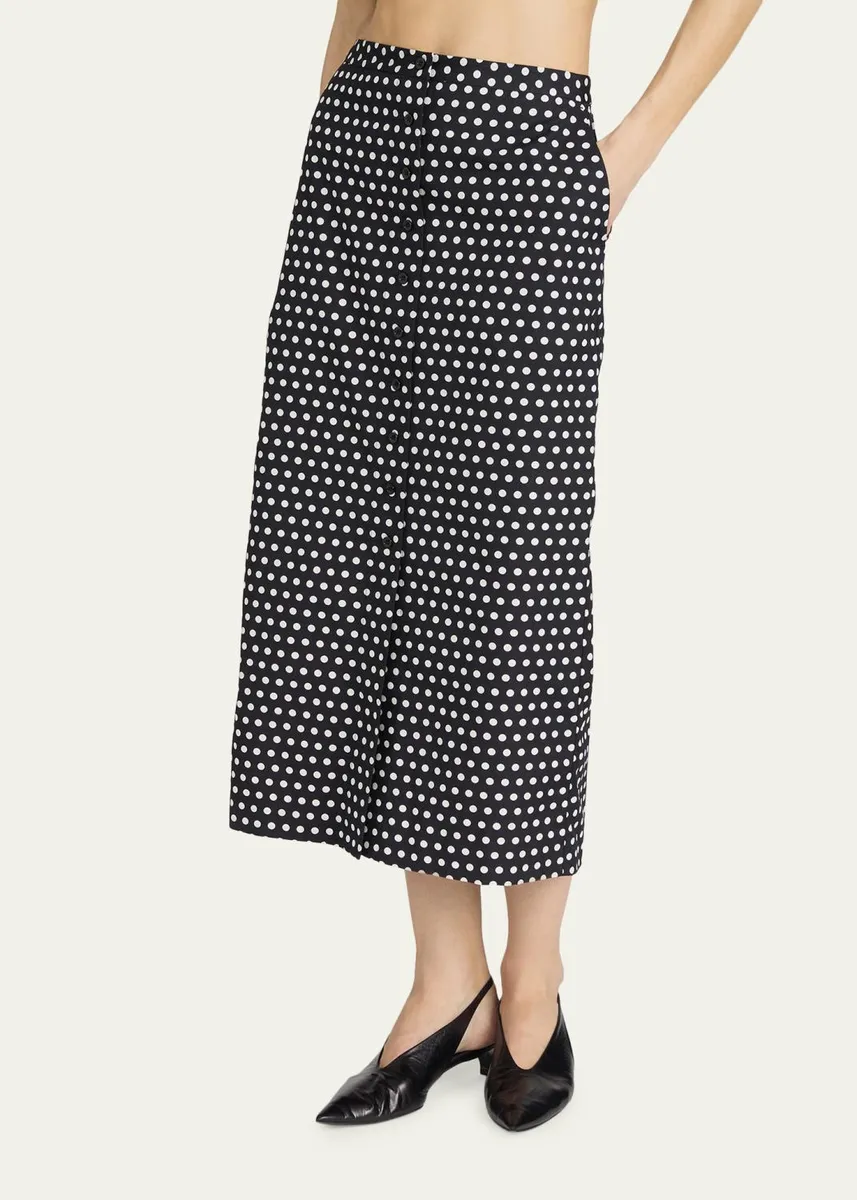 Frame The Polka Dot Skirt | Thumbnail 4 Frame The Polka Dot Skirt | Thumbnail 4