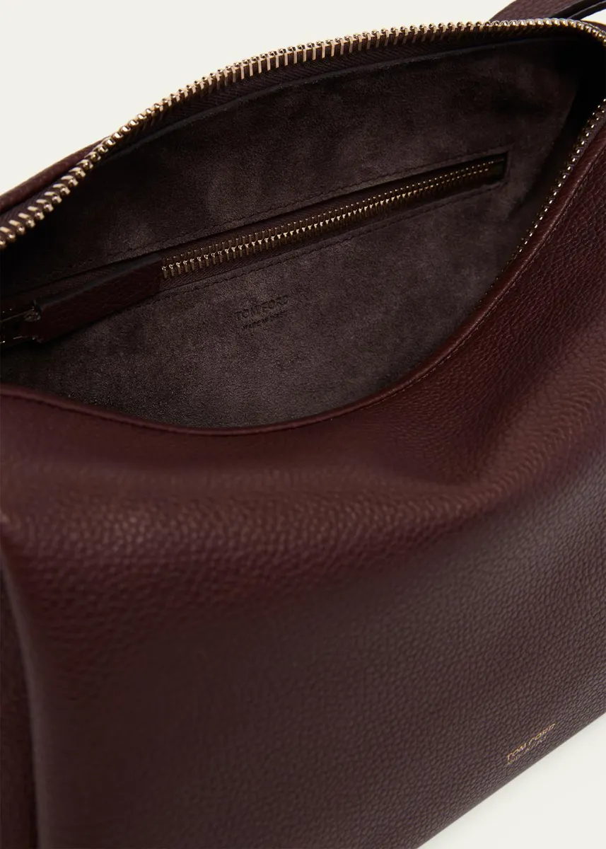 Tom Ford Grained Leather Shoulder Bag | Thumbnail 4 Tom Ford Grained Leather Shoulder Bag | Thumbnail 4