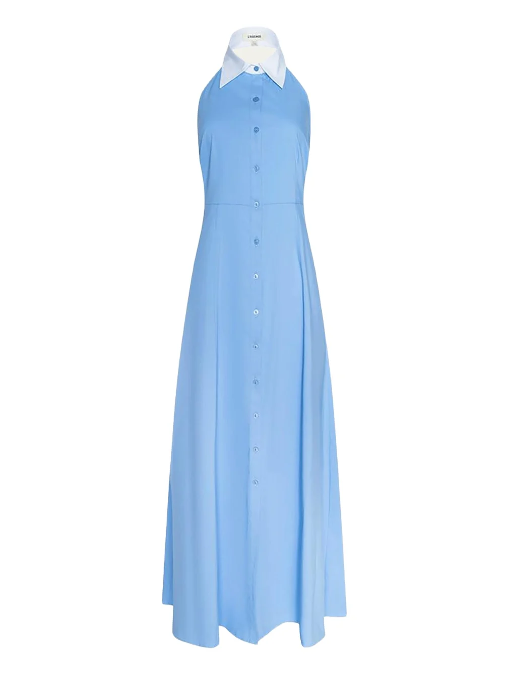 Maurie Cotton Poplin Halter Maxi Dress Maurie Cotton Poplin Halter Maxi Dress