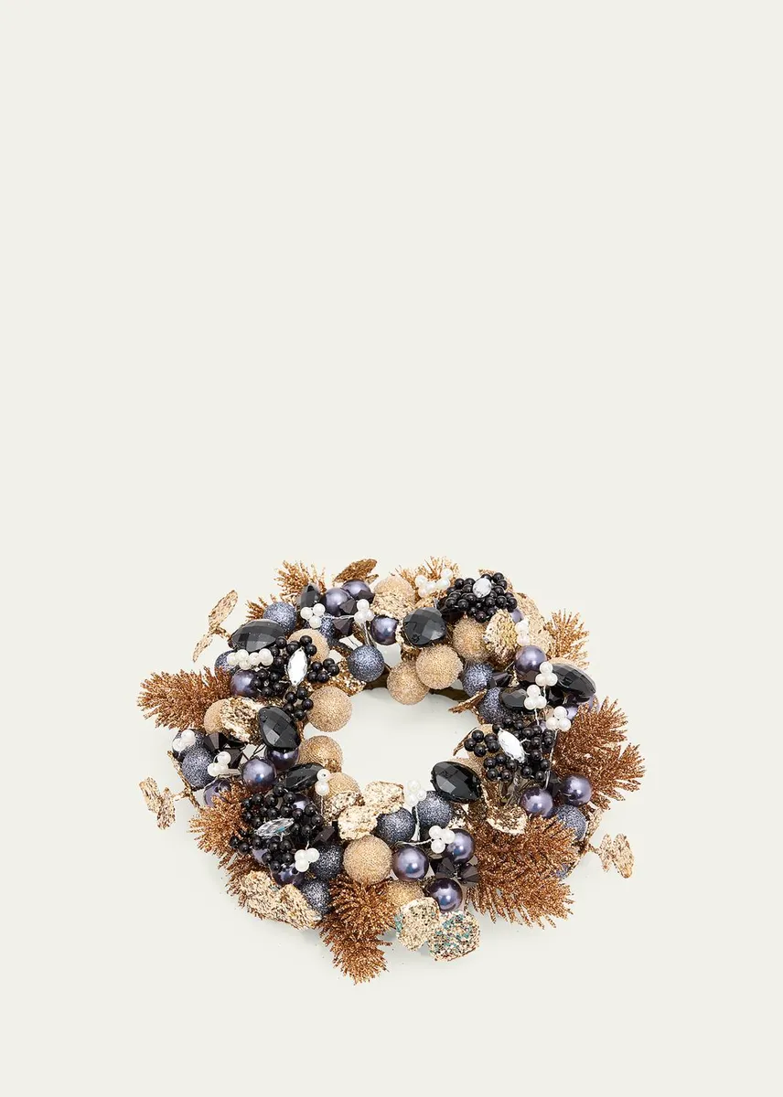 Salzburg Creations Haute Couture 4" Candle Ring Wreath | Thumbnail 2 Salzburg Creations Haute Couture 4" Candle Ring Wreath | Thumbnail 2