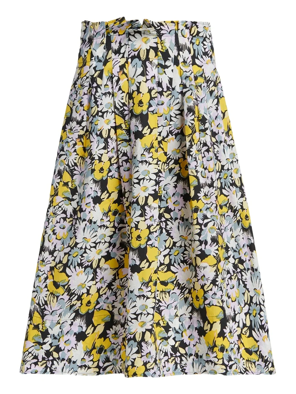 Floral Cotton Midi Skirt Floral Cotton Midi Skirt