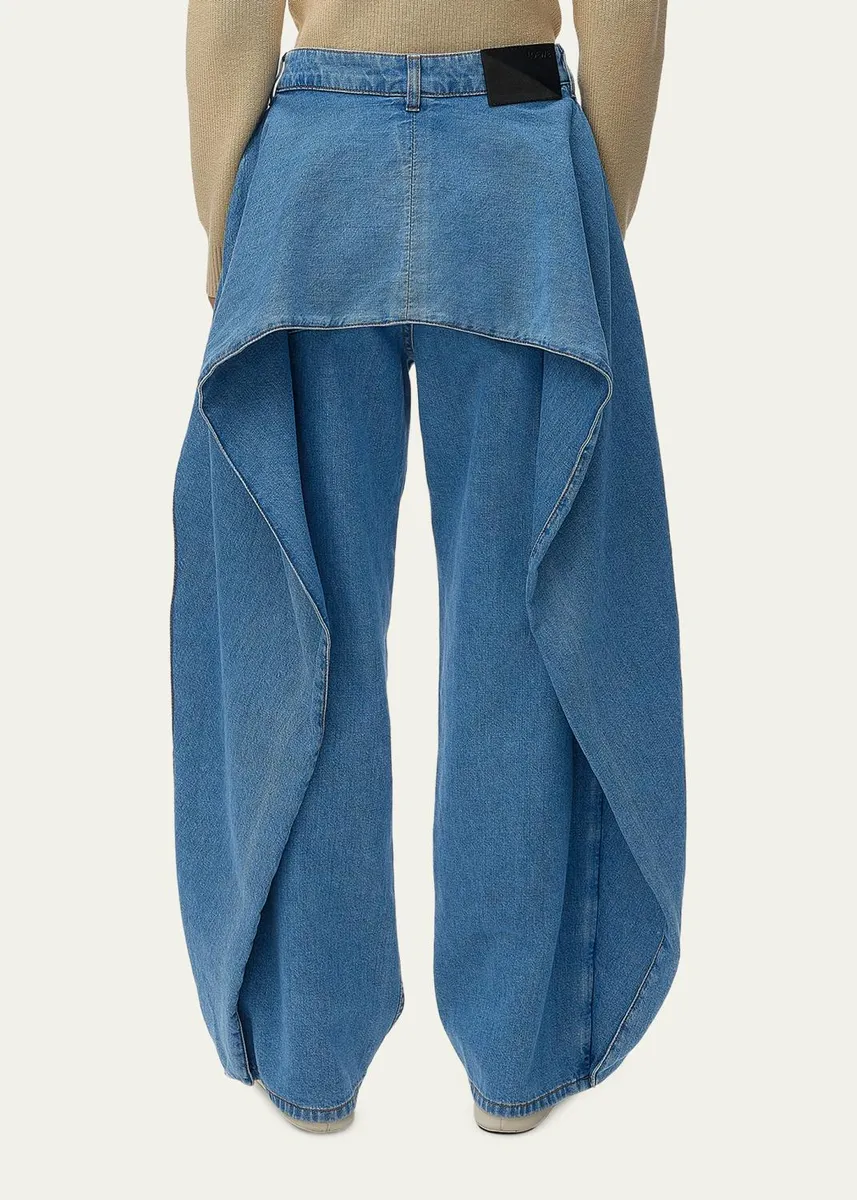 Loewe Flared Side and Back Relaxed Jeans | Thumbnail 3 Loewe Flared Side and Back Relaxed Jeans | Thumbnail 3