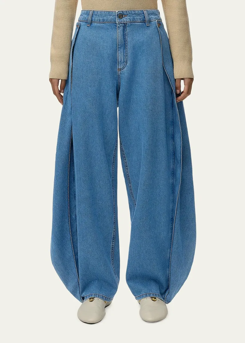 Loewe Flared Side and Back Relaxed Jeans | Thumbnail 4 Loewe Flared Side and Back Relaxed Jeans | Thumbnail 4