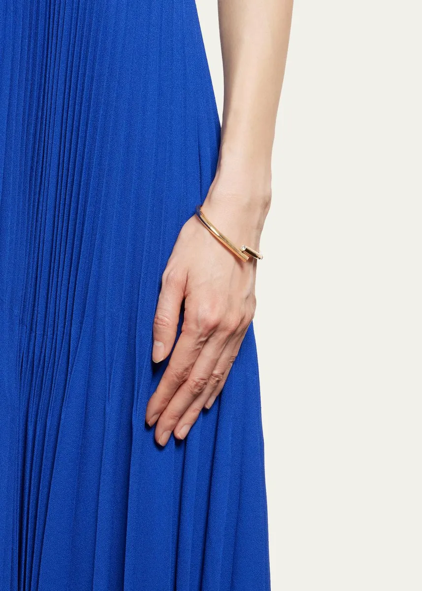 TABAYER Oera Fairmined 18K Yellow Gold Slim Diamond Bangle | Thumbnail 2 TABAYER Oera Fairmined 18K Yellow Gold Slim Diamond Bangle | Thumbnail 2