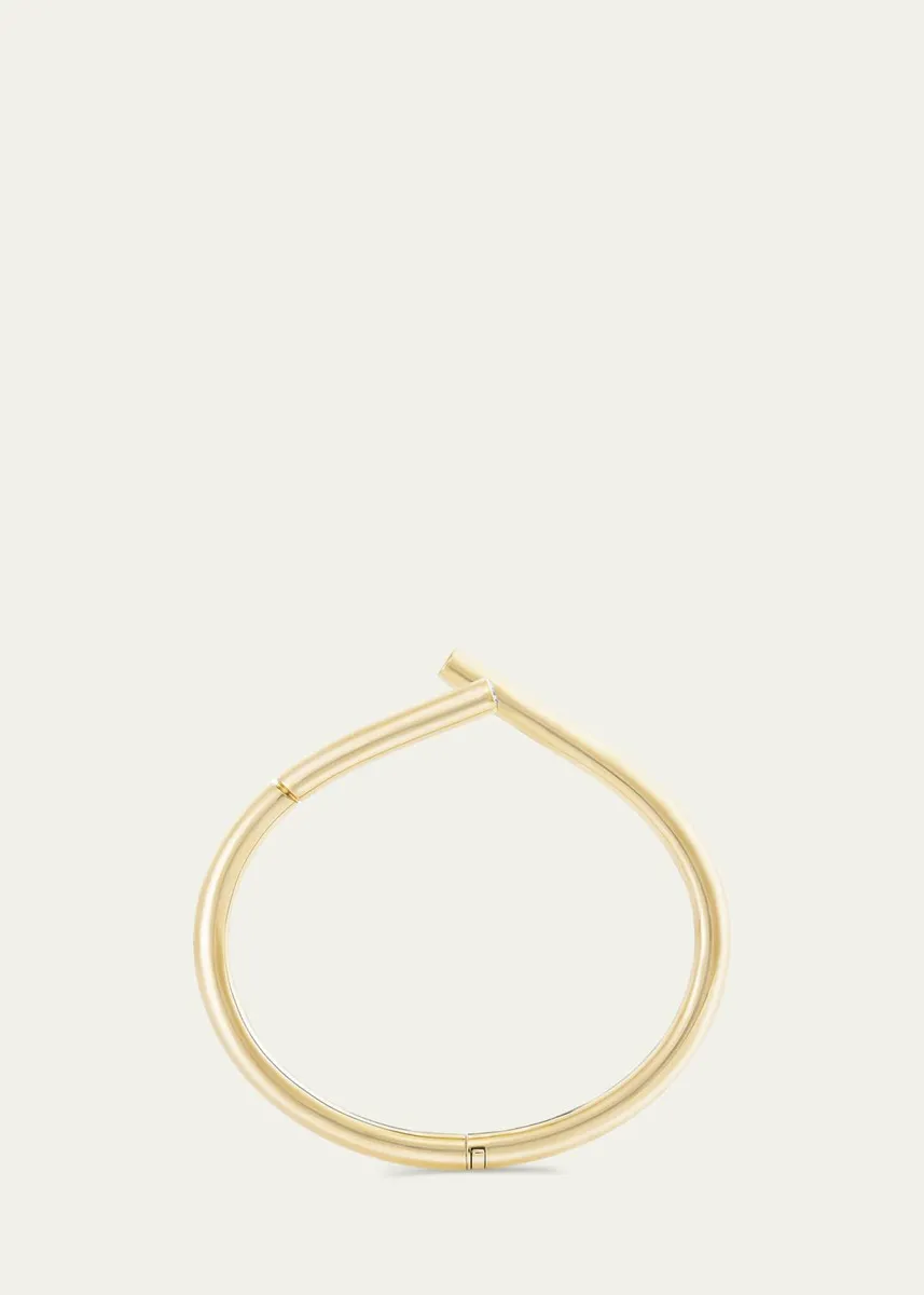TABAYER Oera Fairmined 18K Yellow Gold Slim Diamond Bangle | Thumbnail 4 TABAYER Oera Fairmined 18K Yellow Gold Slim Diamond Bangle | Thumbnail 4