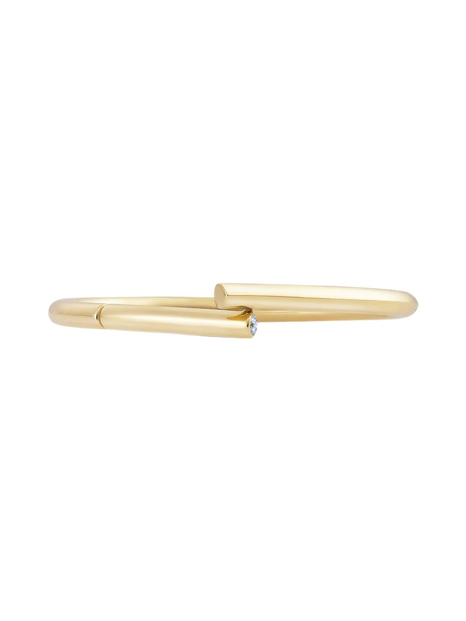 Oera Fairmined 18K Yellow Gold Slim Diamond Bangle Oera Fairmined 18K Yellow Gold Slim Diamond Bangle