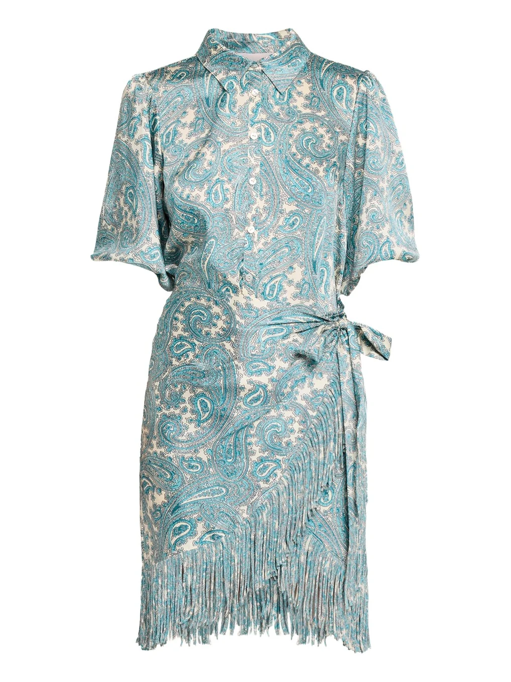 Hendrix Paisley Mini Shirtdress