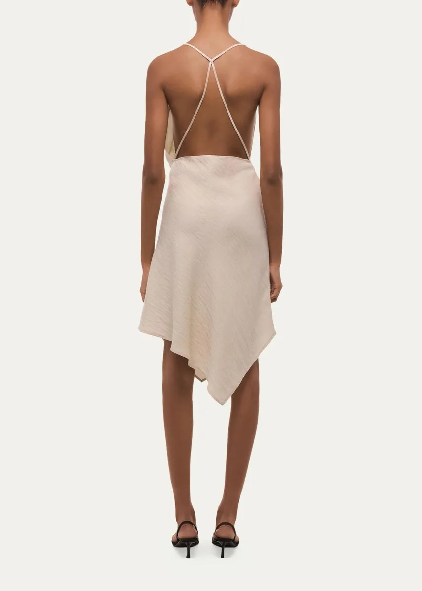 Helmut Lang Open-Back Knot Slip Dress | Thumbnail 3 Helmut Lang Open-Back Knot Slip Dress | Thumbnail 3