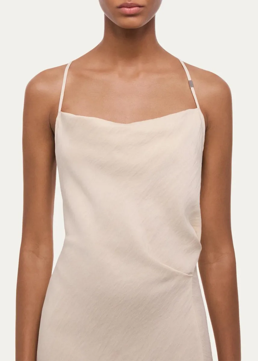 Helmut Lang Open-Back Knot Slip Dress | Thumbnail 5 Helmut Lang Open-Back Knot Slip Dress | Thumbnail 5