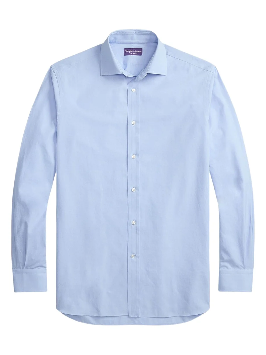 Ralph Lauren Purple Label Men's Diamond-Textured Oxford Sport Shirt