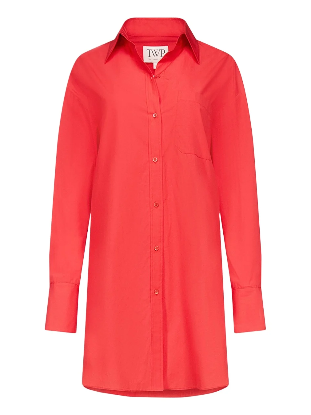 Big Joe Cotton Button-Front Shirtdress