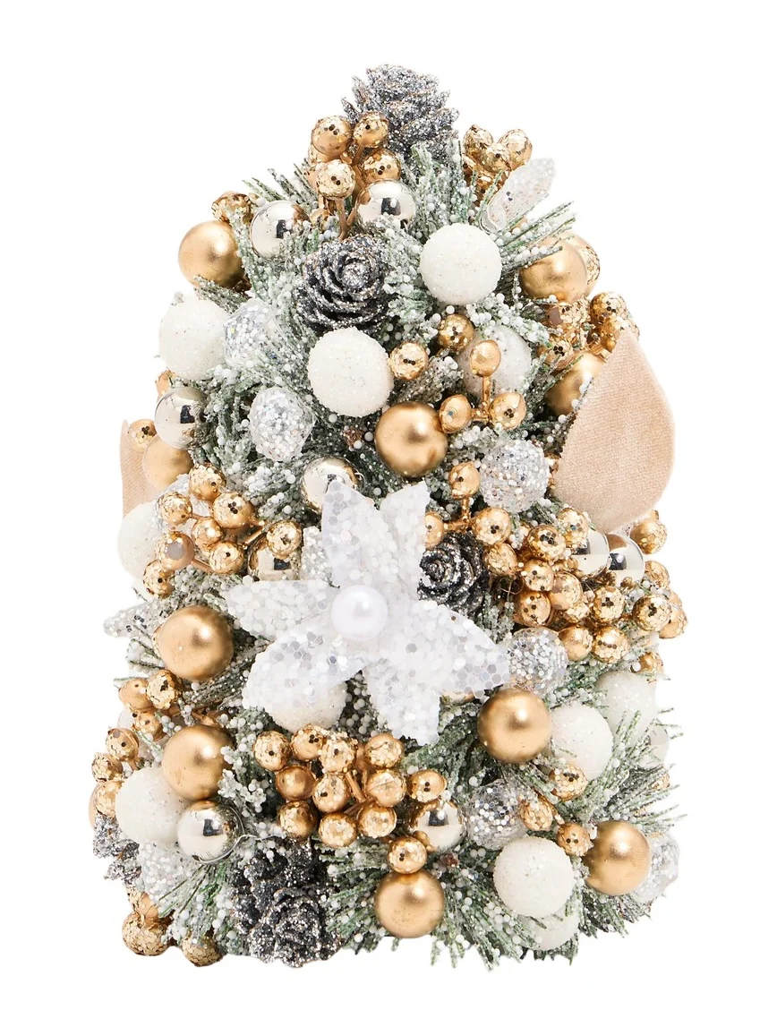 Salzburg Creations Winter Wonderland 7" Tabletop Christmas Tree