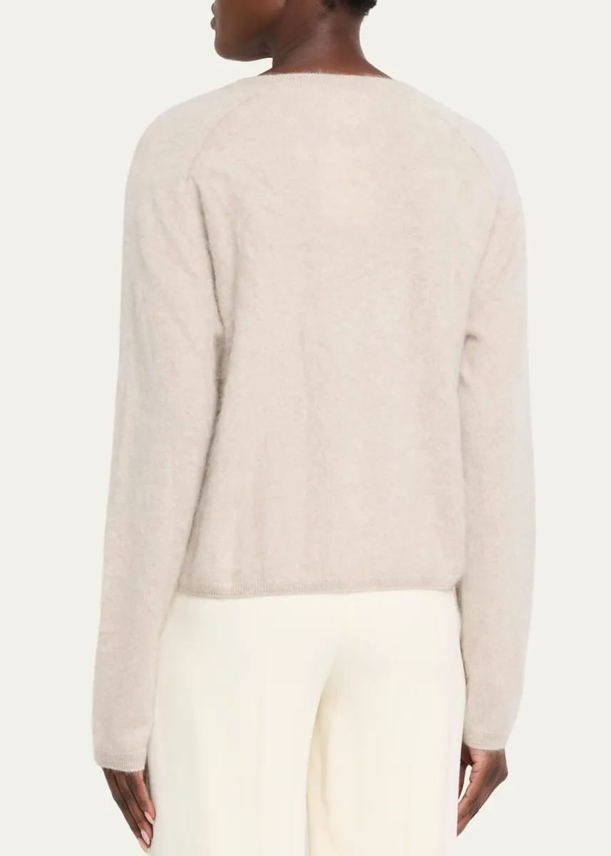 Lisa Yang Lexia Mock-Neck Cashmere Short-Sleeve Sweater | Thumbnail 3 Lisa Yang Lexia Mock-Neck Cashmere Short-Sleeve Sweater | Thumbnail 3