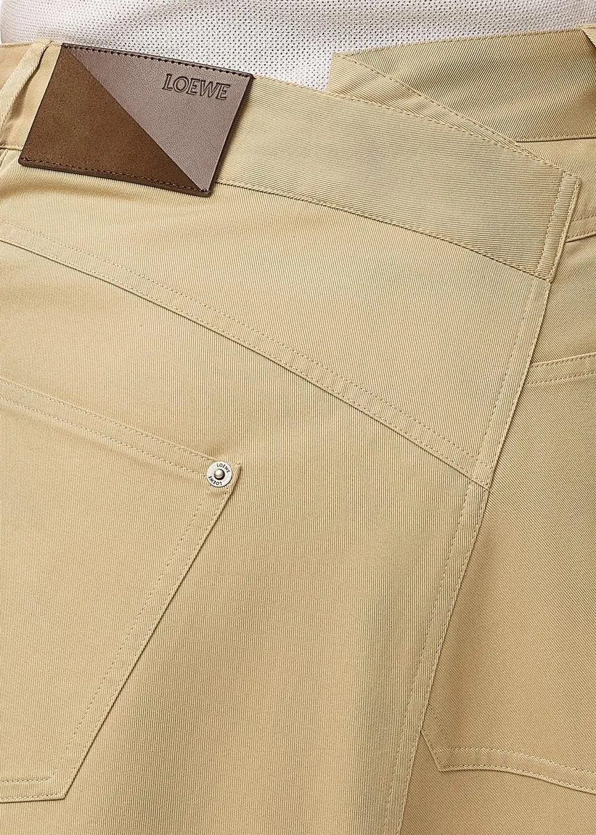 Loewe Asymmetric Cotton Midi Skirt | Thumbnail 5