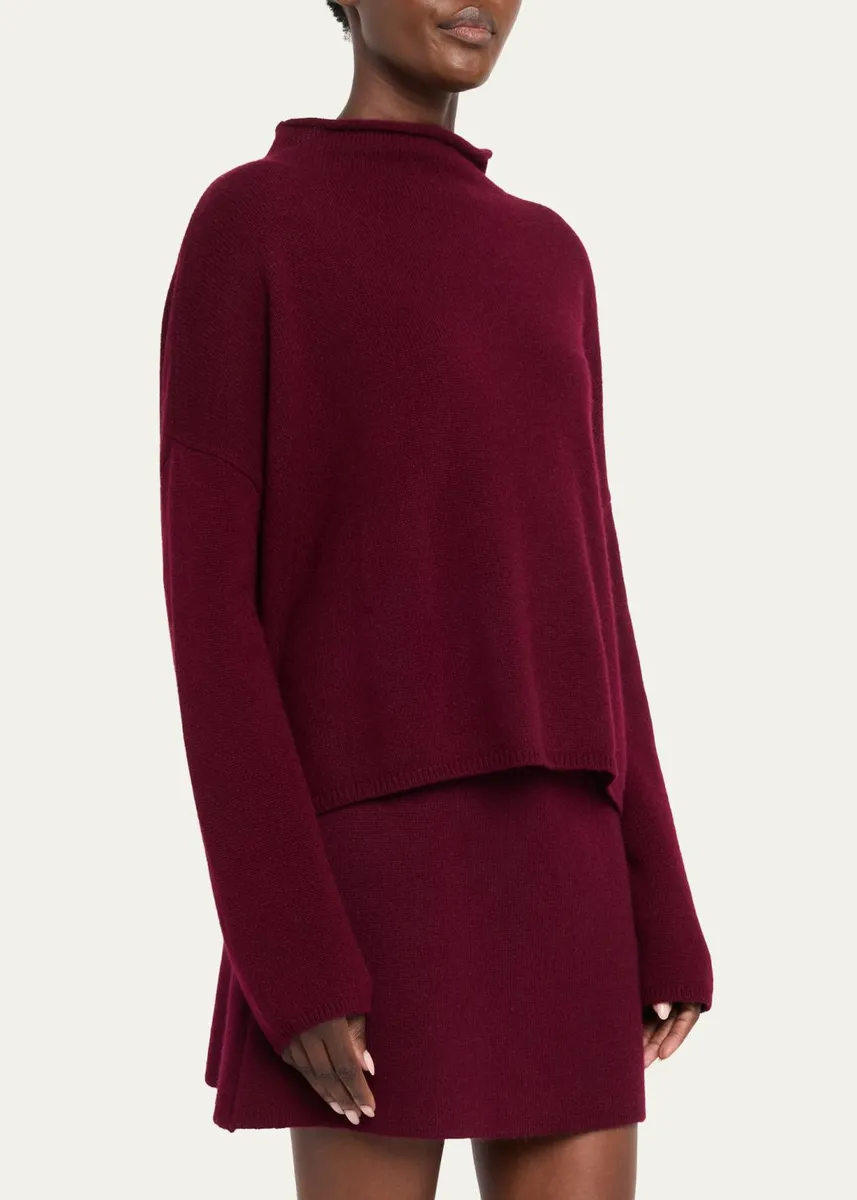 Lisa Yang Sandy Mock-Neck Cashmere Sweater | Thumbnail 4