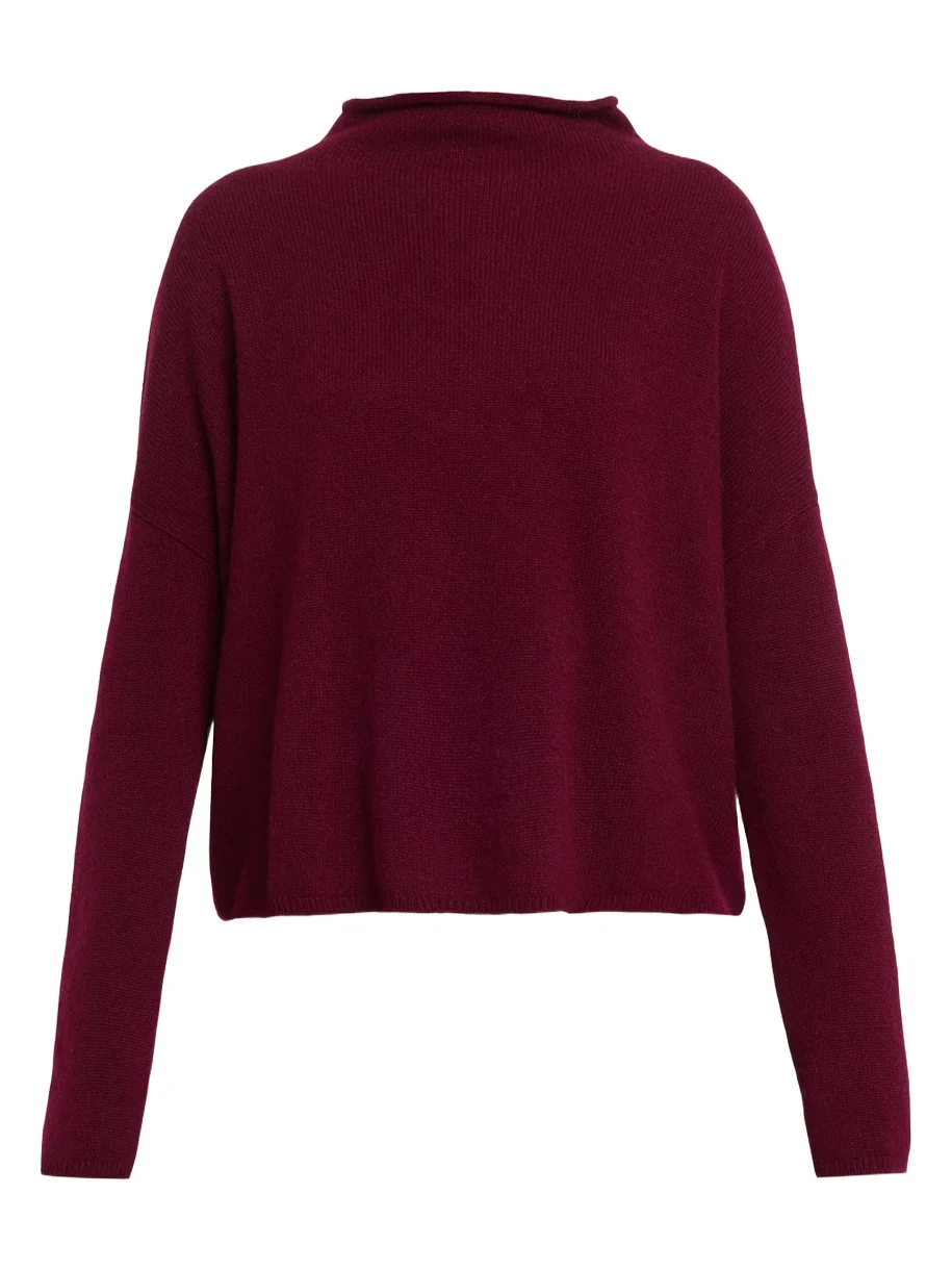 Lisa Yang Sandy Mock-Neck Cashmere Sweater