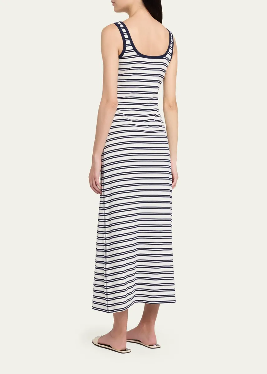 Simkhai Becker Striped Cotton Jersey Maxi Dress | Thumbnail 3
