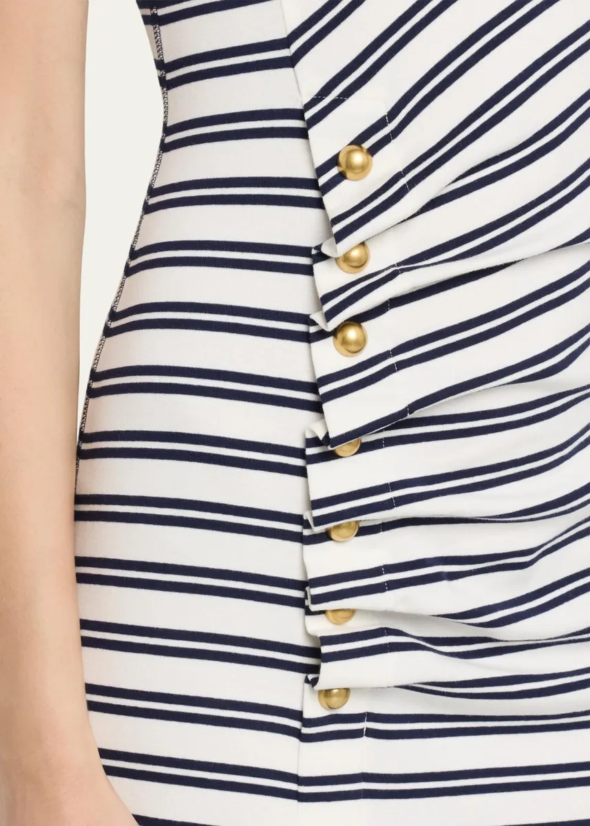 Simkhai Becker Striped Cotton Jersey Maxi Dress | Thumbnail 5