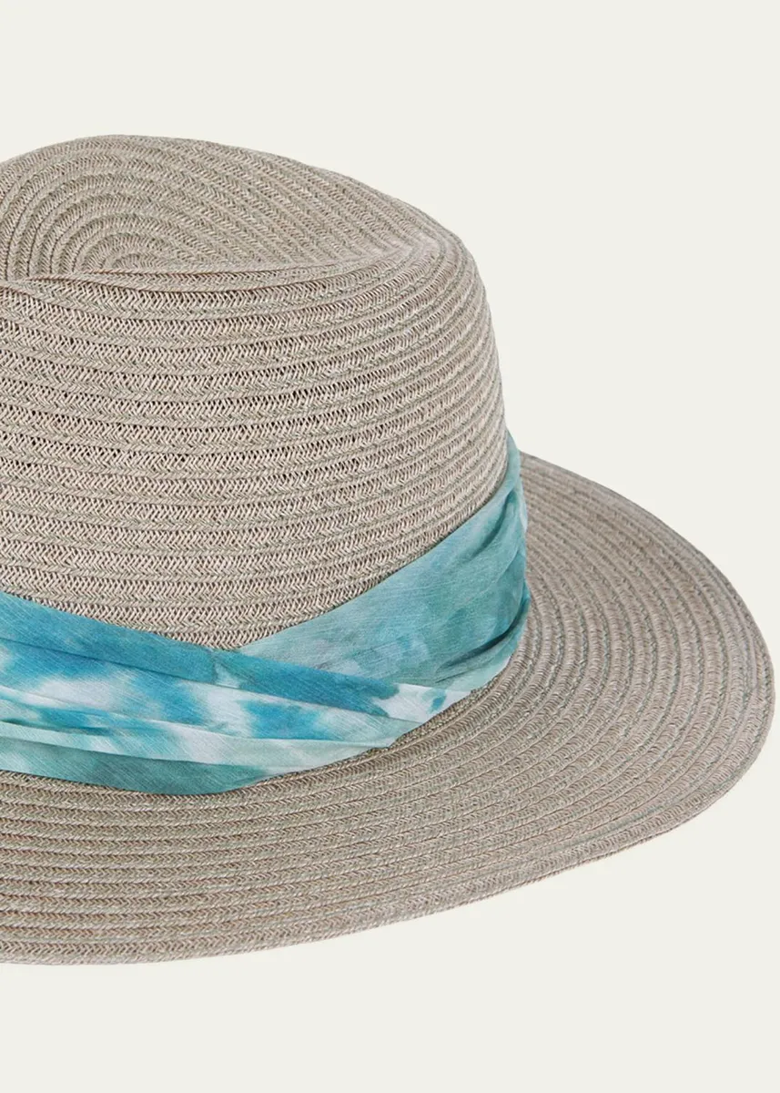 Eugenia Kim Courtney Sash Woven Packable Fedora | Thumbnail 2 Eugenia Kim Courtney Sash Woven Packable Fedora | Thumbnail 2