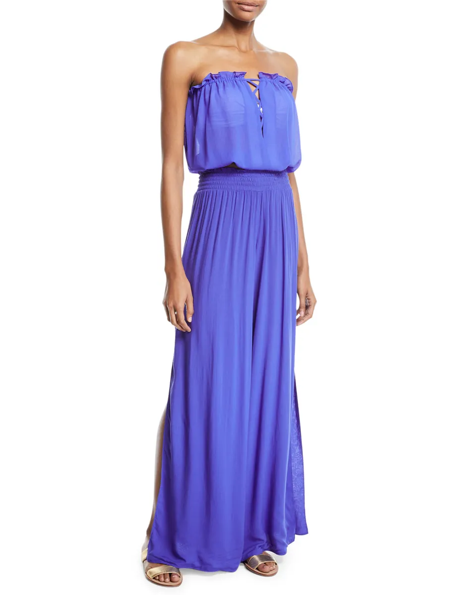 Ramy Brook Athena Side-Split Wide-Leg Cotton Pants | Thumbnail 7