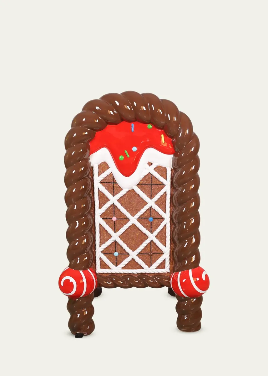 Universal Statues Gingerbread Mailbox Indoor/Outdoor Christmas Statue | Thumbnail 3 Universal Statues Gingerbread Mailbox Indoor/Outdoor Christmas Statue | Thumbnail 3