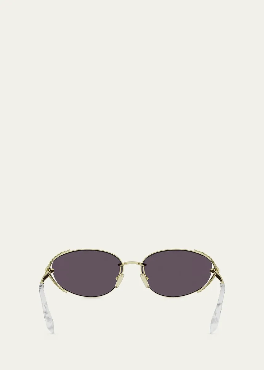 BVLGARI Serpenti 62mm Metal Oval Sunglasses | Thumbnail 5 BVLGARI Serpenti 62mm Metal Oval Sunglasses | Thumbnail 5