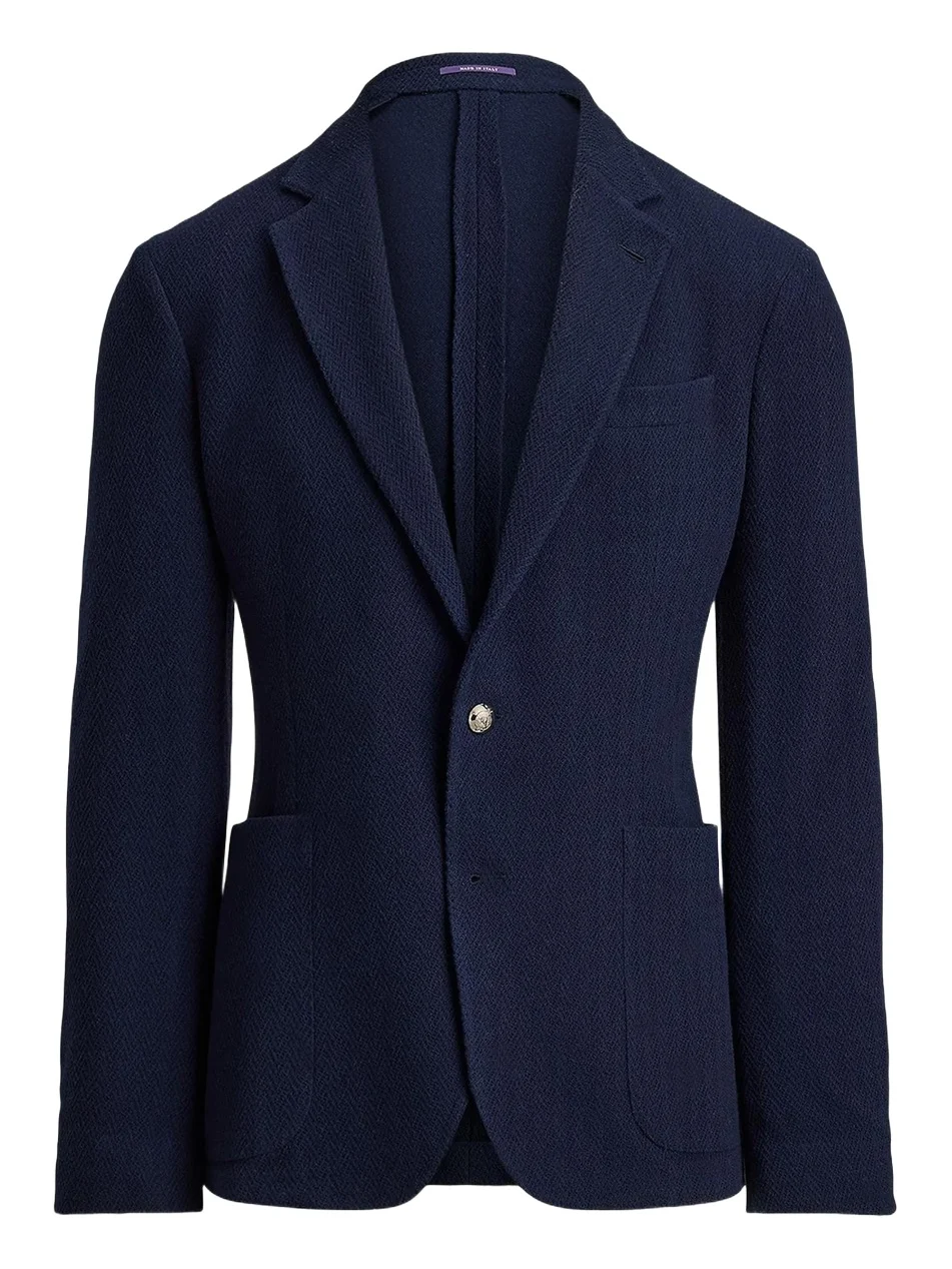 Ralph Lauren Purple Label Men's Hadley Hand-Tailored Herringbone Jacket
