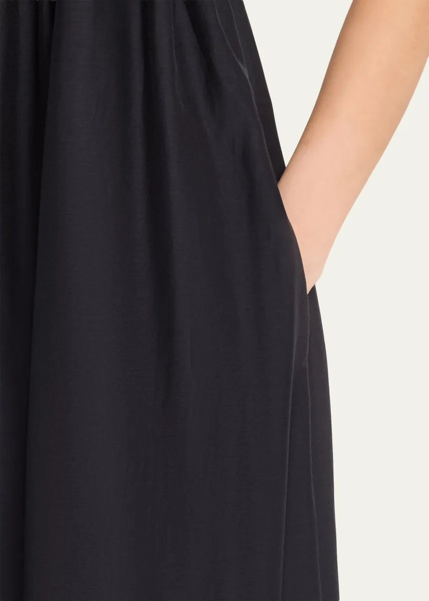 Vince Tie-Front Cotton Maxi Dress | Thumbnail 5