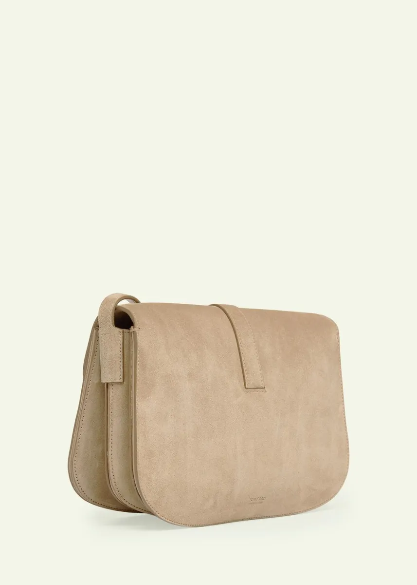 Tom Ford Kara Small Suede Crossbody Bag | Thumbnail 3