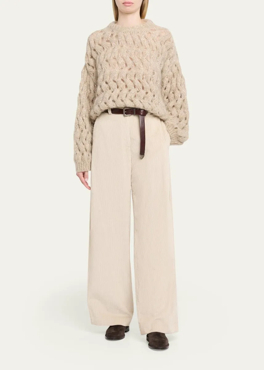 Brunello Cucinelli Winter Ocean Wave Mohair Sweater | Thumbnail 2