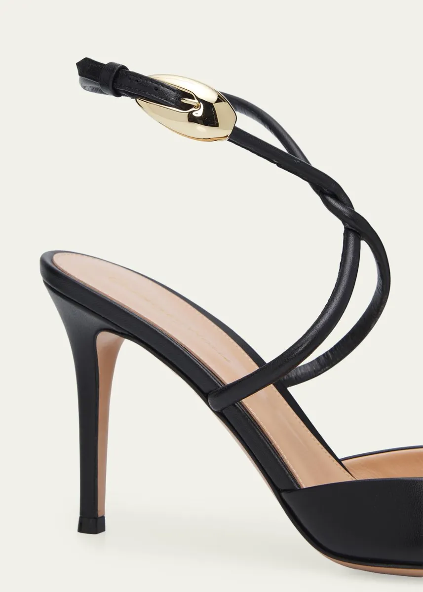 Gianvito Rossi 85mm Nappa Leather Slingback Pumps | Thumbnail 5