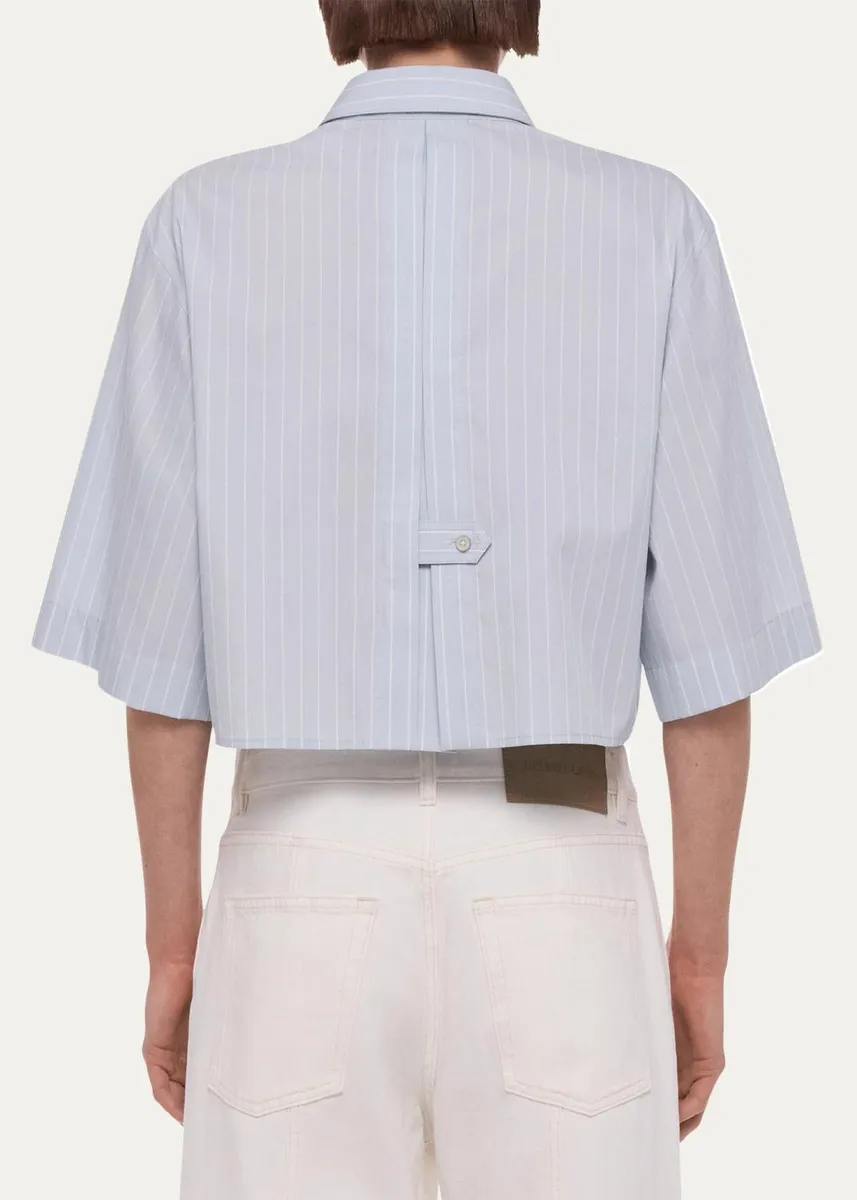 Helmut Lang Cropped Trench Shirt | Thumbnail 3 Helmut Lang Cropped Trench Shirt | Thumbnail 3