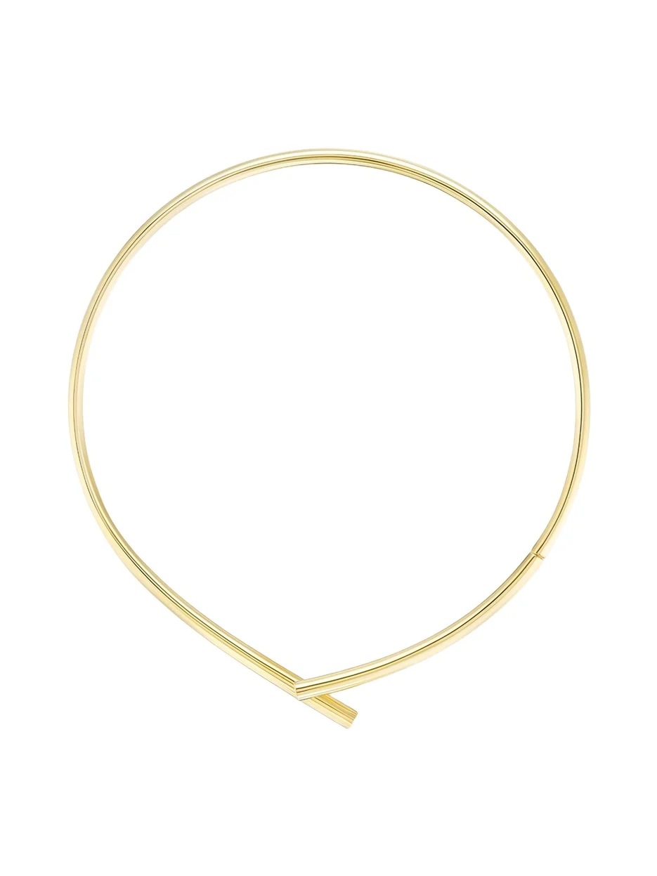 18K Yellow Gold Loop Choker