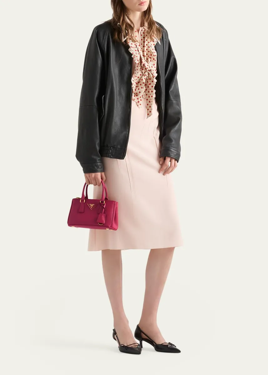 Prada Galleria Mini Saffiano Leather Top-Handle Bag | Thumbnail 5 Prada Galleria Mini Saffiano Leather Top-Handle Bag | Thumbnail 5