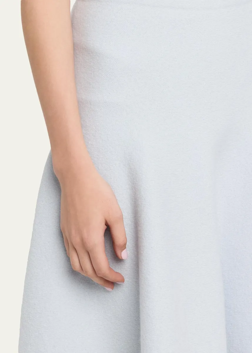 Brandon Maxwell Miller Structured Wool Midi Skirt | Thumbnail 5 Brandon Maxwell Miller Structured Wool Midi Skirt | Thumbnail 5
