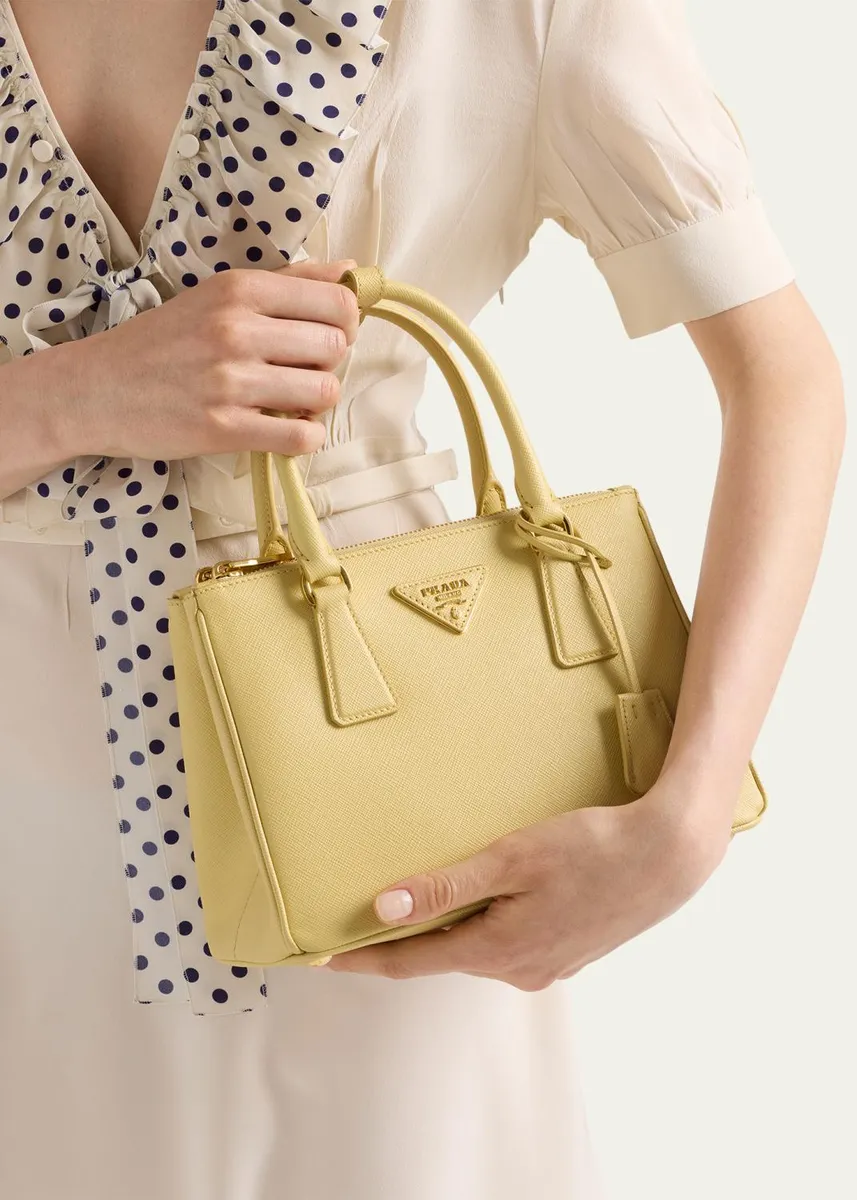 Prada Galleria Small Saffiano Leather Top-Handle Bag | Thumbnail 2 Prada Galleria Small Saffiano Leather Top-Handle Bag | Thumbnail 2