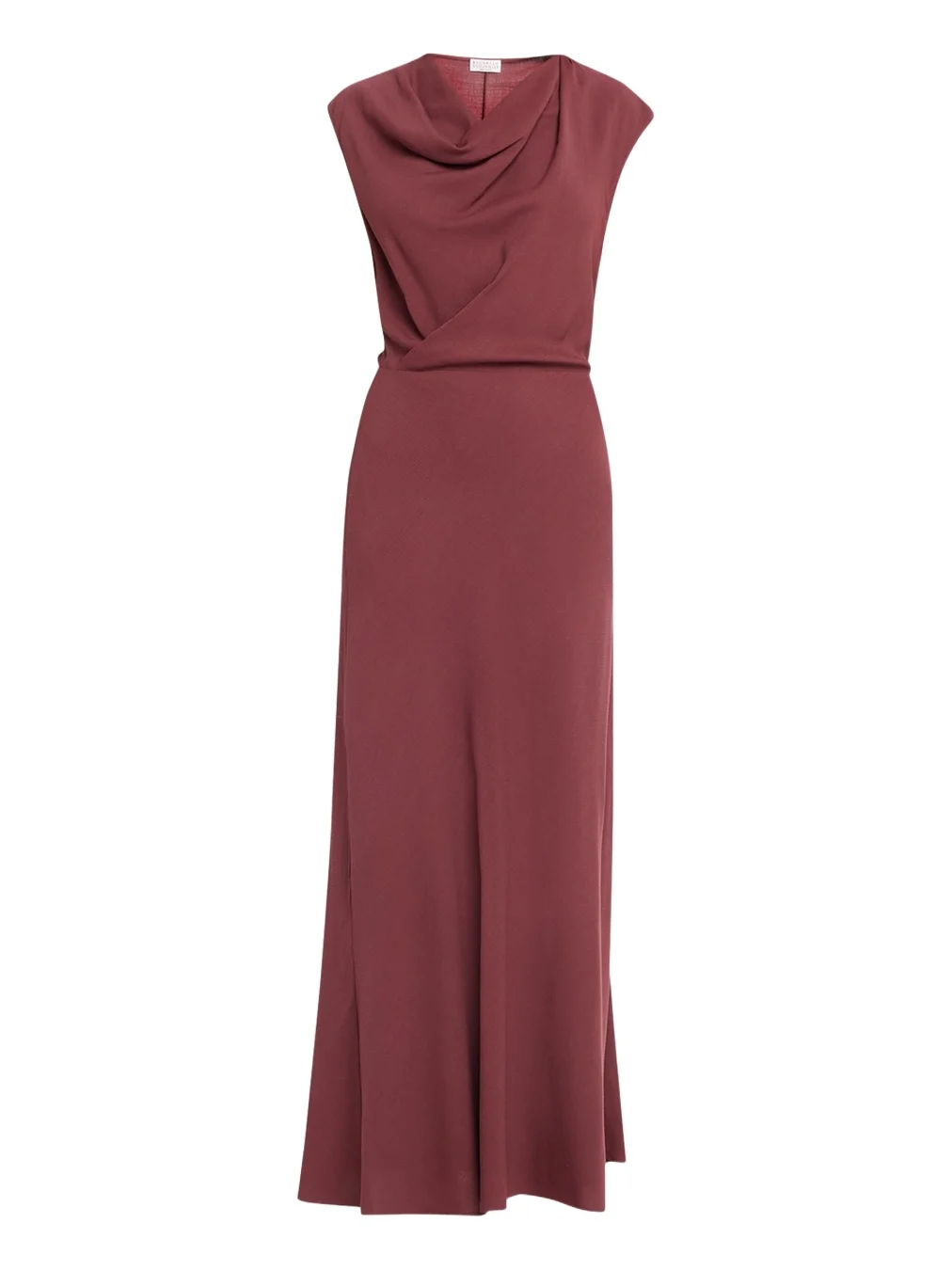 Fluid Wool Twill Cowl-Neck Dress Fluid Wool Twill Cowl-Neck Dress
