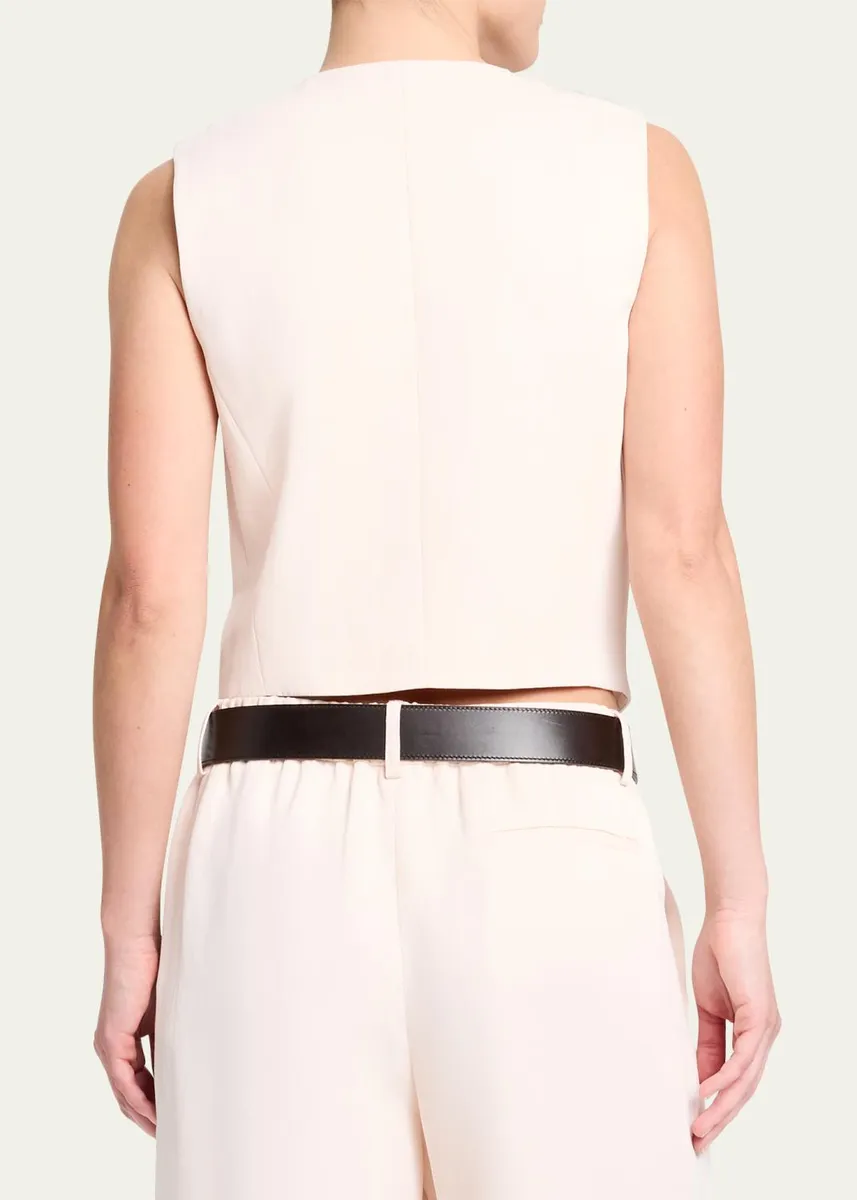 TWP High-Neck Hidden Placket Vest | Thumbnail 3 TWP High-Neck Hidden Placket Vest | Thumbnail 3