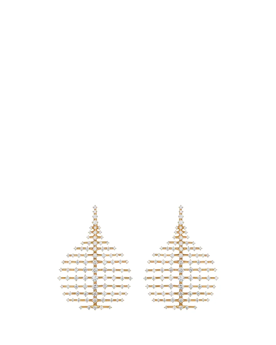 Fernando Jorge 18K Yellow Gold Small Disco Earrings with Diamonds | Thumbnail 2 Fernando Jorge 18K Yellow Gold Small Disco Earrings with Diamonds | Thumbnail 2
