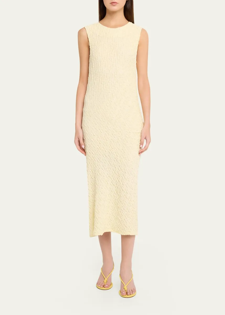 Vince Textured Sleeveless Midi Dress | Thumbnail 2