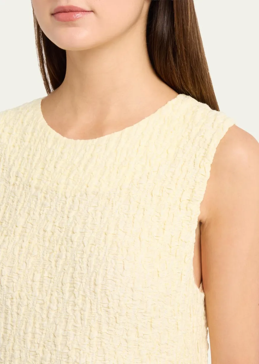 Vince Textured Sleeveless Midi Dress | Thumbnail 5