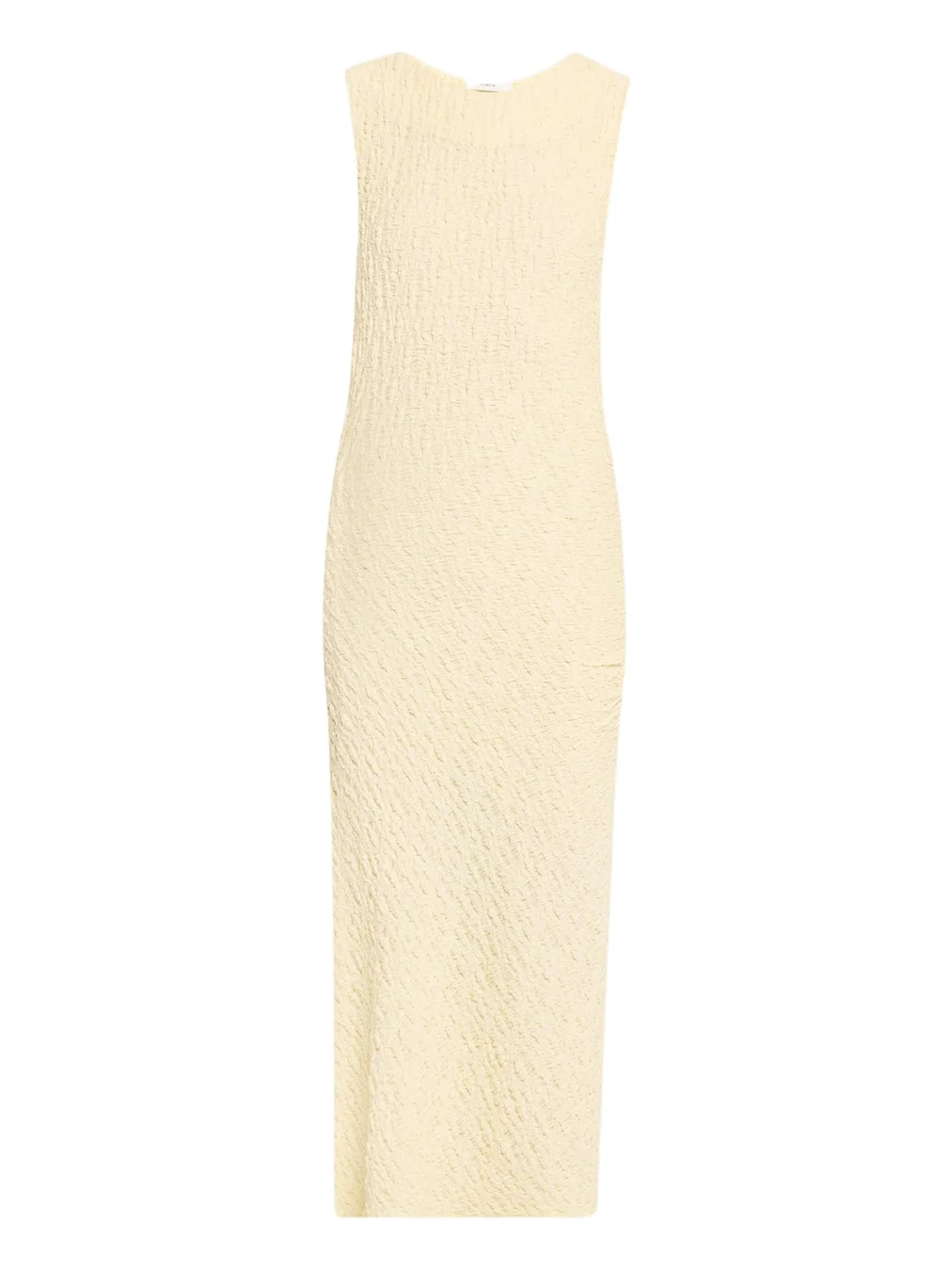 Textured Sleeveless Midi Dress Textured Sleeveless Midi Dress
