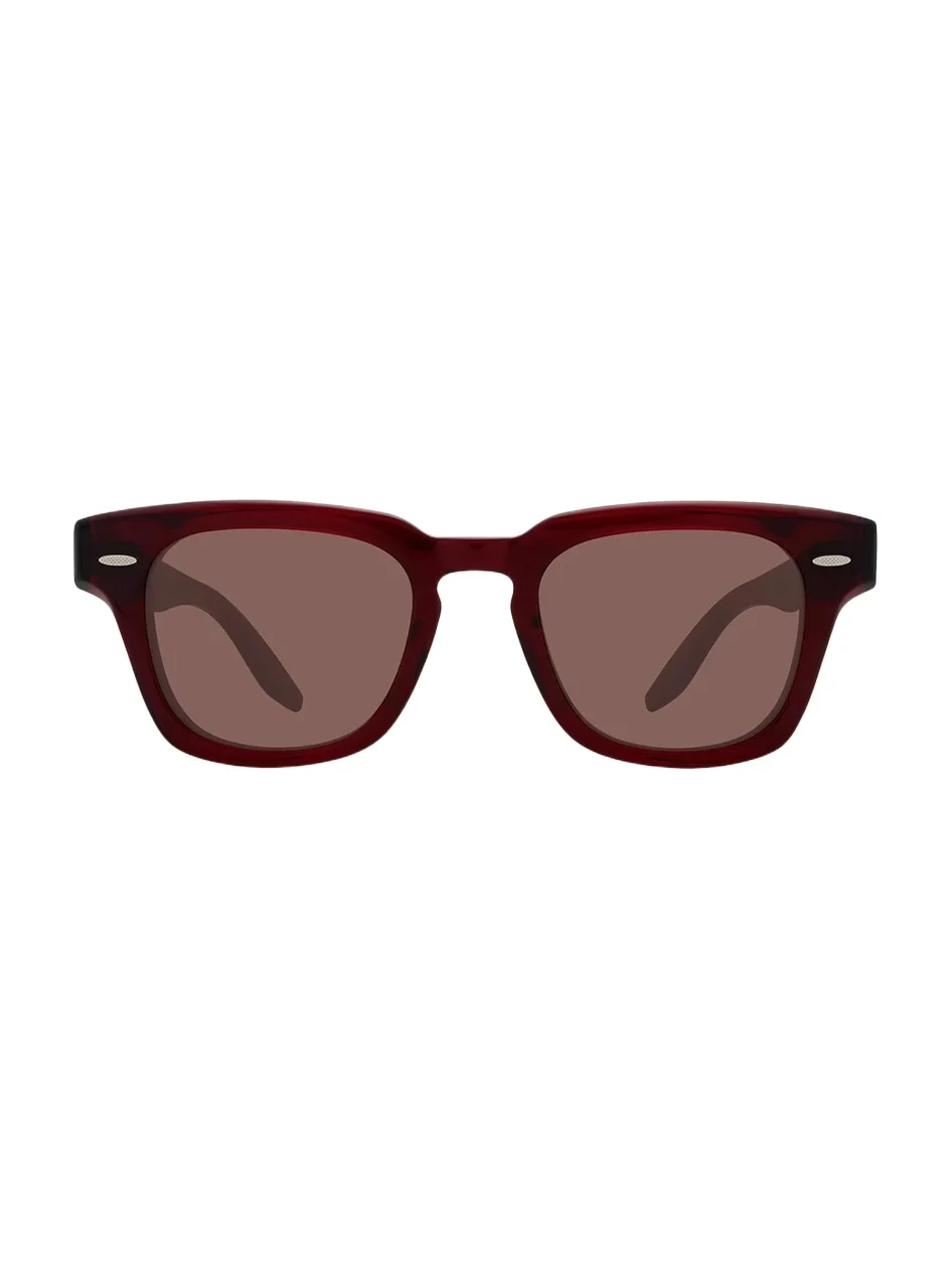 BARTON PERREIRA Men's Keyhole-Bridge Acetate Rectangle Sunglasses
