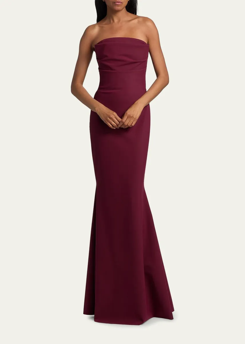 Chiara Boni La Petite Robe Vepse Strapless Mermaid Gown | Thumbnail 2 Chiara Boni La Petite Robe Vepse Strapless Mermaid Gown | Thumbnail 2