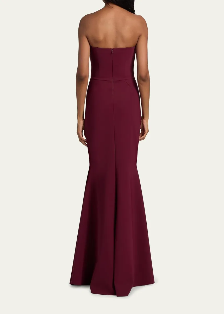 Chiara Boni La Petite Robe Vepse Strapless Mermaid Gown | Thumbnail 3 Chiara Boni La Petite Robe Vepse Strapless Mermaid Gown | Thumbnail 3