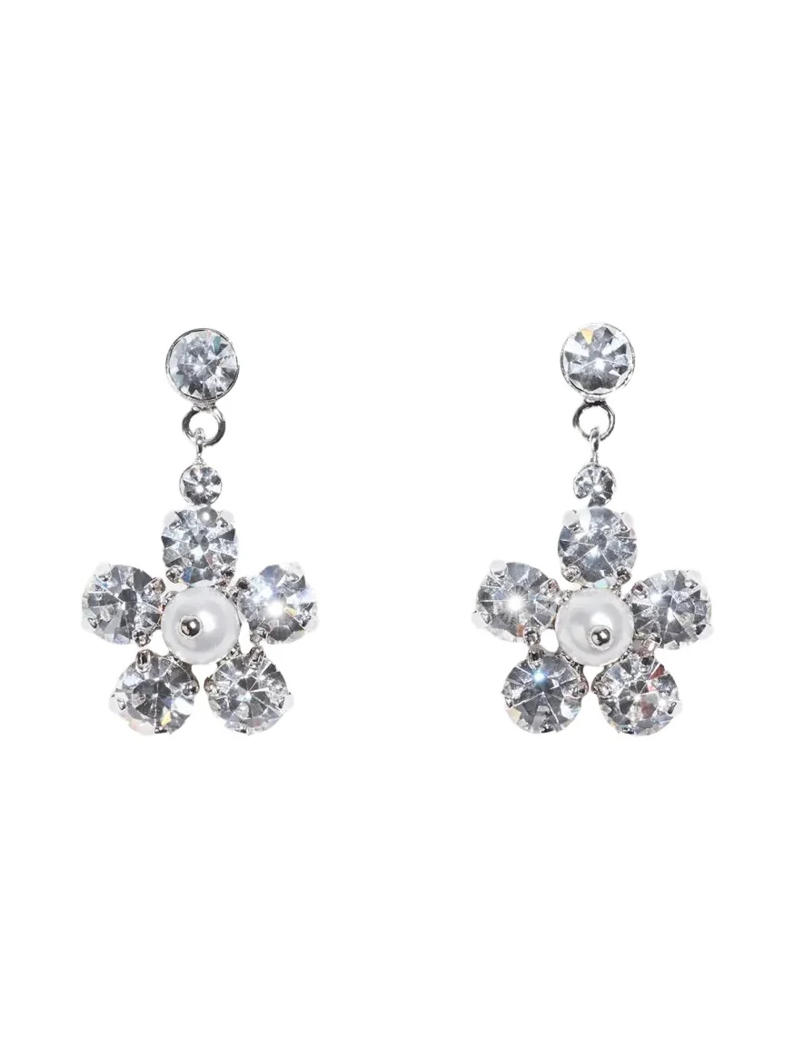 Simone Rocha Mini Daisy Drop Earrings