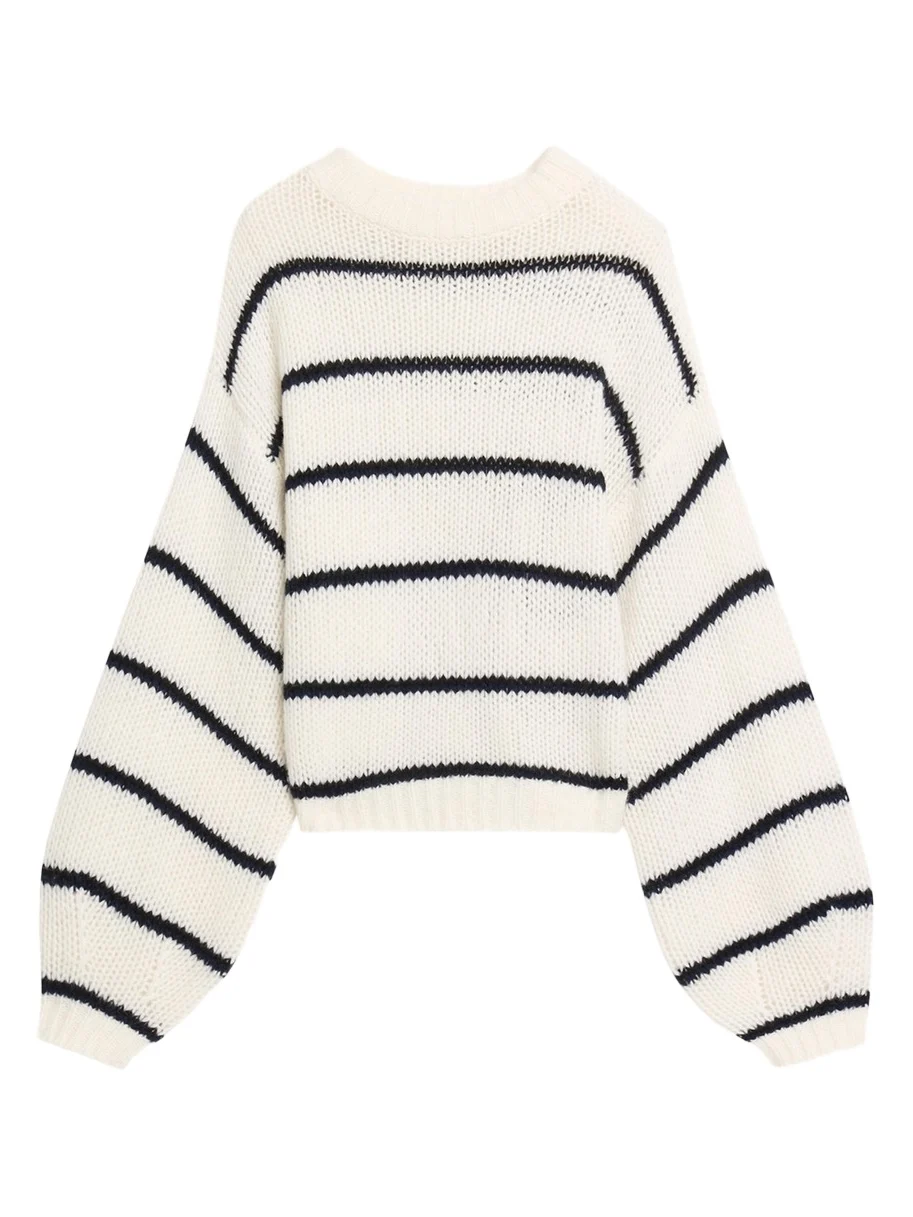 Lisa Yang The Sabelle Stripes Cashmere-Silk Sweater