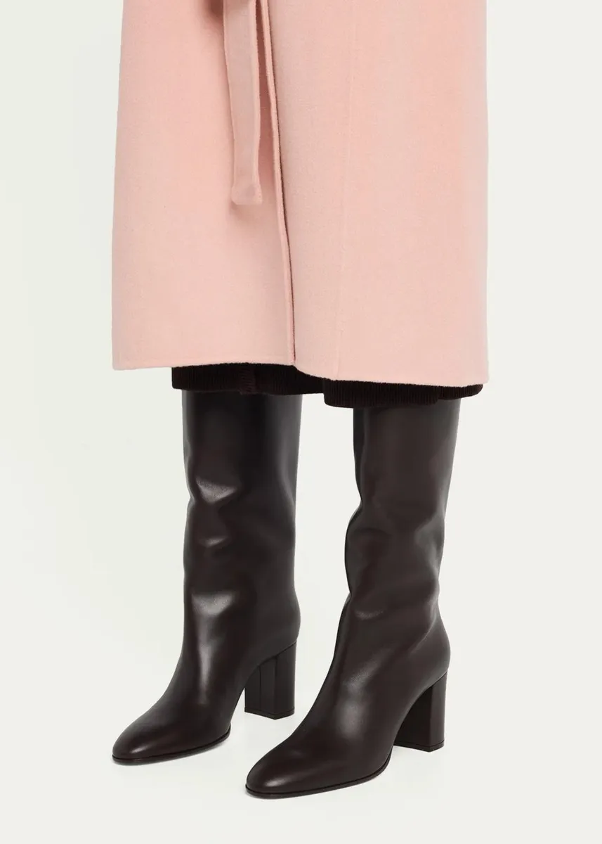 Gianvito Rossi 70mm Nappa Leather Knee-High Boots | Thumbnail 2 Gianvito Rossi 70mm Nappa Leather Knee-High Boots | Thumbnail 2