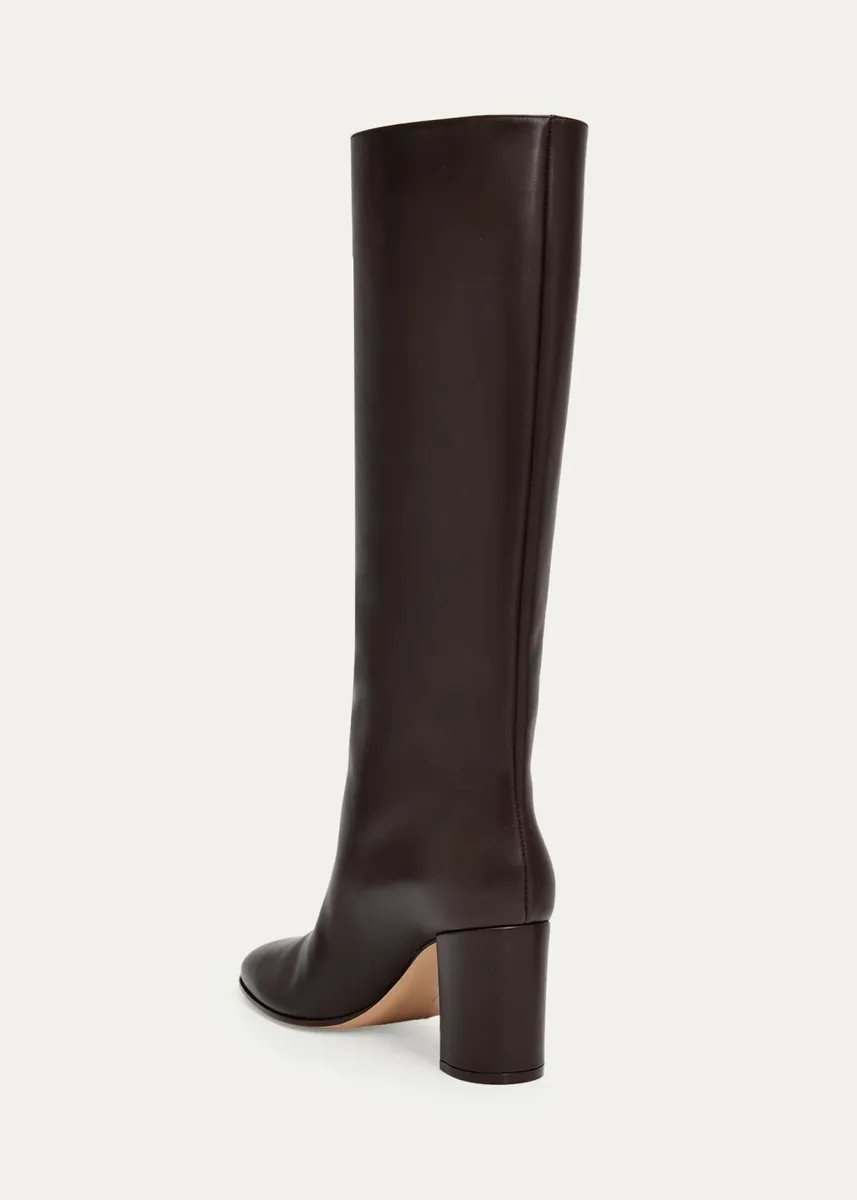 Gianvito Rossi 70mm Nappa Leather Knee-High Boots | Thumbnail 4 Gianvito Rossi 70mm Nappa Leather Knee-High Boots | Thumbnail 4